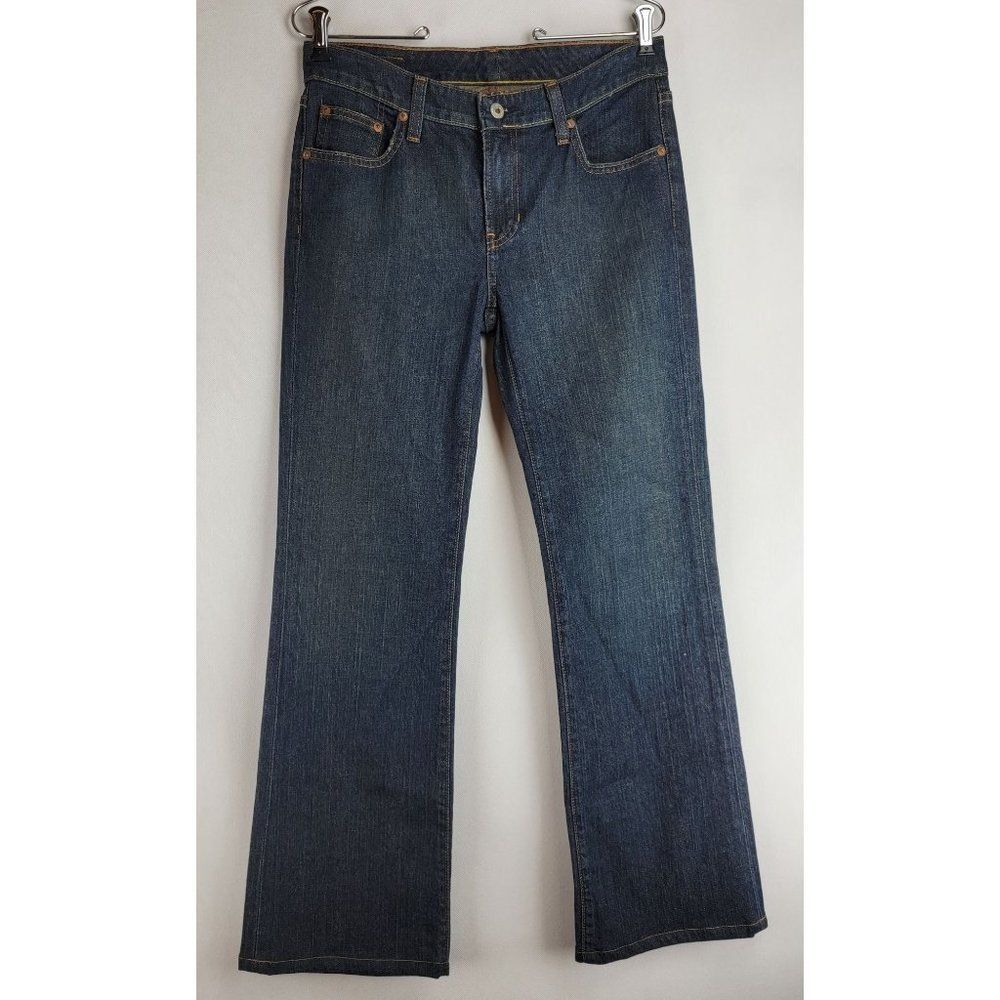 Polo Jeans Company Womens Size 4 X 32 Blue Denim Stretch Kelly Bootcut Jeans